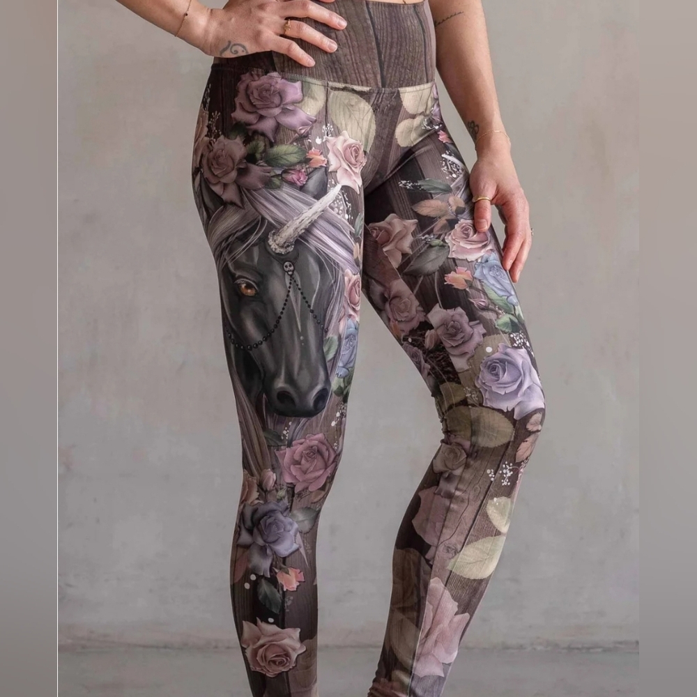Eagle Rock Werkshop Dark Unicorn - Athleisure Leggings, Size M